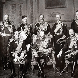 King Alfonso XIII of Spain (1886-1941) at the Palace of Bukinghan by reason of the