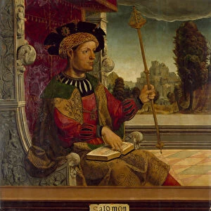 King Solomon, c. 1525. Artist: Maestro de Becerril (active Early 16th-century)