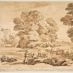 Landscape with Shepherd and Shepherdess, 1776. Creator: Richard Earlom