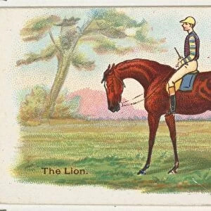 The Lion, from The Worlds Racers series (N32) for Allen & Ginter Cigarettes, 1888