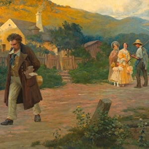 The Lonely Master (Beethoven on a walk near Vienna), 1908