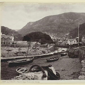 Lynmouth, The Village from the Quay, 1860 / 94. Creator: Francis Bedford