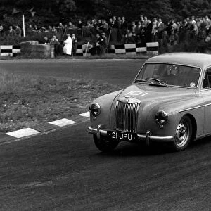 MG Magnette ZB, Foster, 1958 Brands Hatch. Creator: Unknown