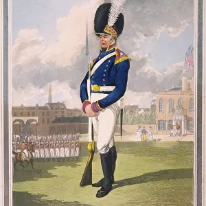 Military figure in the uniform of the Honourable Artillery Company, 1803