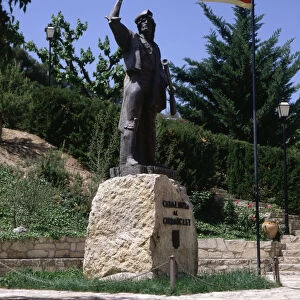 Monument to Carrasclet, nickname of the guerrilla Joan Pere Barcelo i Anguera (1682-1743)