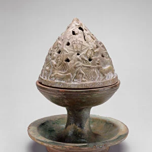 Mountain-Shaped Incense Burner (Boshan Xianglu), Western Han dynasty (206 B. C. -A. D. 9)