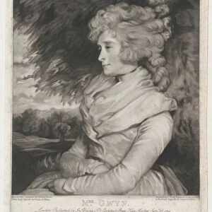 Mrs. Gwyn, January 15, 1791. Creator: John Young