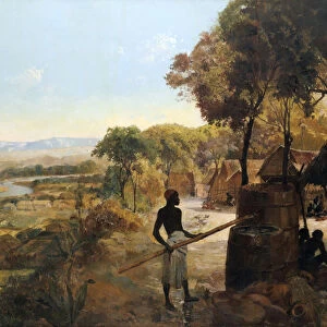 The Native Village on the River, 1900