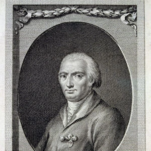 Pablo Olavide (1725-1803), Spanish politician, engraving by Moreno de Texada