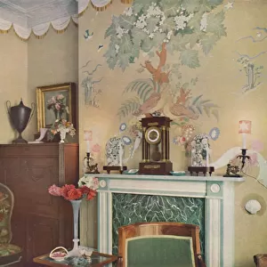 Painted chimney breast, 1933