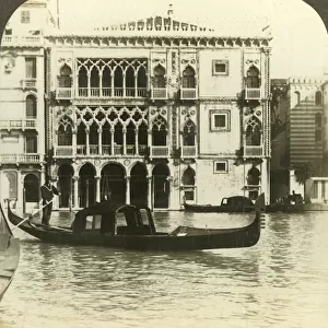 Palazzo Ca d Oro, home of an old merchant of Venice, (N. E. ), Italy, c1909. Creator: Unknown