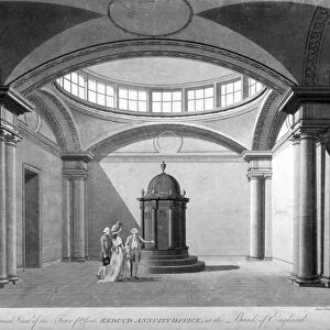 The Four Percent Reduced Annuity Office at the Bank of England, City of London, c1790