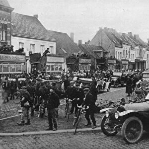 The part played by motor transports in the retreat from Antwerp, 1914