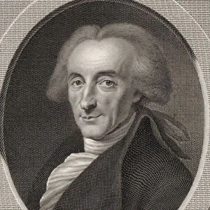 Portrait of the composer Johann Andre (1741-1799)