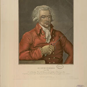 Portrait of Joseph Bologne, Chevalier de Saint-Georges (1745-1799), c. 1780