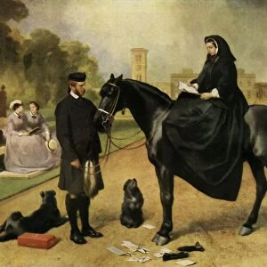Queen Victoria at Osborne, 1865-1867, (1943). Creator: Edwin Henry Landseer
