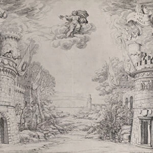 Scene from Il Triompho della Pieta, 1640-69. Creator: Giovanni Battista Galestruzzi