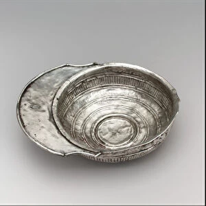 Silver Drinking Bowl with Handle, Avar, 700s. Creator: Unknown