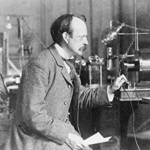 Sir Joseph John Thomson, physicist and inventor, 1900