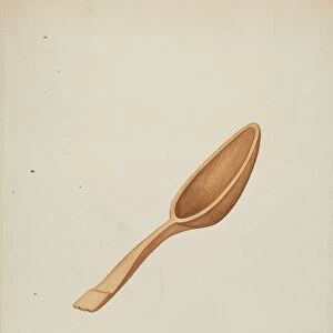 Spoon, c. 1942. Creator: Wilbur M Rice