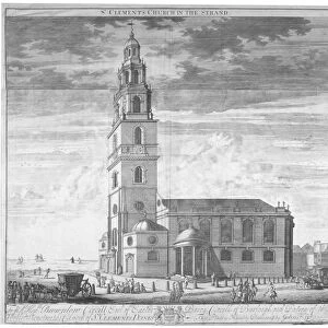 St Clement Danes Church, Westminster, London, c1719