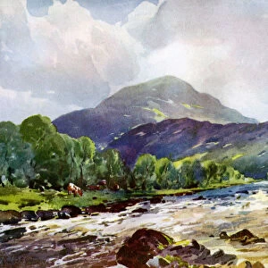 On the Teith near Callander, Perthshire, 1924-1926. Artist: RJ Begg