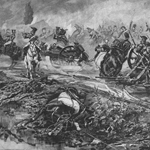 The Union Brigade Capturing the French Guns at Waterloo, 1902. Artist: William Barnes Wollen