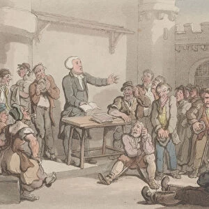 The Vicar Preaching to the Prisoners, from The Vicar of Wakefield, May 1