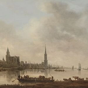 View of Emmerich, 1645. Creator: Jan van Goyen (Dutch, 1596-1656)