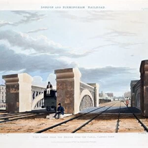 View Taken from the Bridge over the Canal, Camden Town, published 1837 (hand coloured