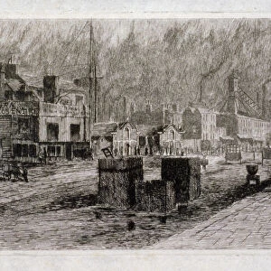 Vine Tavern, Mile End Road, Stepney, London, 1871. Artist: Edwin Edwards