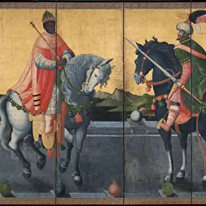 Western Kings on Horseback, First third of 17th cen Artist: Anonymous