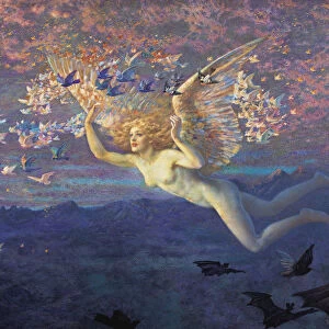 Wings of the Morning. Artist: Hughes, Edward Robert (1851-1914)
