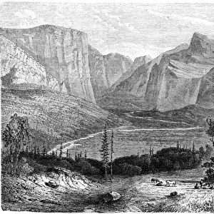 Yosemite Valley, California, 19th century. Artist: Paul Huet
