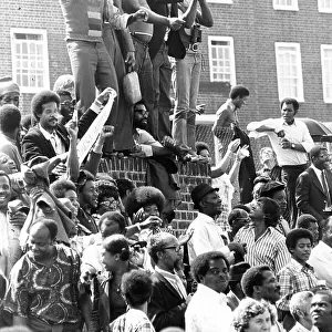 Crowd at the Oval for 1st test match between England and West Indies 1973