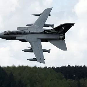 A Tornado passes the Derwent Dam, to mark the 70th Anniversary of The Dambusters