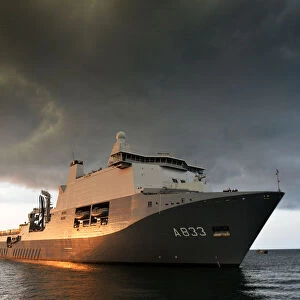 Joint Logistic Support Ship Karel Doorman of the Royal Netherlands Navy