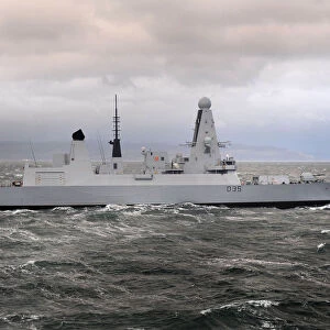 Type 45 Destroyer HMS Dragon During Pre-Acceptance Sea Trials