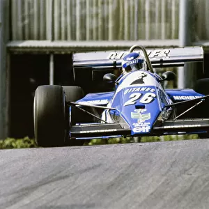 1983 Monaco Grand Prix. Monte Carlo, Monaco. 12th - 15th May 1983. Raul Boesel (Ligier JS21-Ford), retired, action. World Copyright: LAT Photographic