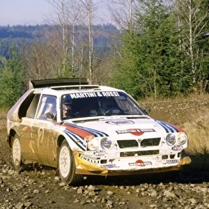 Olympus Rally, United States. 4-7 December 1986: Markku Alen / Ilkka Kivimaki, 1st position