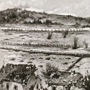 Hill 60 On The Southern Flank Of The Ypres Salient. A Sketch Of The German Position Just Before Its Capture By British, April 17, 1915. From The Great World War A History Volume Iii, Published 1916