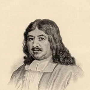 John Bunyan, 1628-1688. Author Of the Pilgrims Progress. From The Lithograph By W. H. Mcfarlane