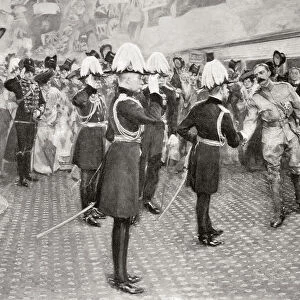 Lord Kitcheners Homecoming In 1902 From South Africa. After A Drawing By W. Hatherell. Field Marshal Horatio Herbert Kitchener, 1st Earl Kitchener, 1850
