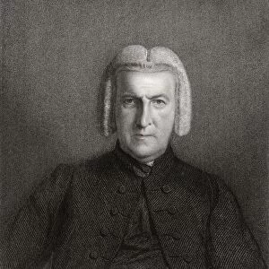 Rev Shute Barrington 1734 To 1826 Bishop Of Llandaff In South Wales Bishop Of Salisbury And Bishop Of Durham In England Engraved By J Cochran After W Behnes From The Book National Portrait Gallery Volume V Published C 1835