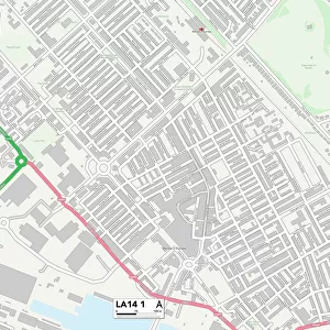 Barrow-in-Furness LA14 1 Map