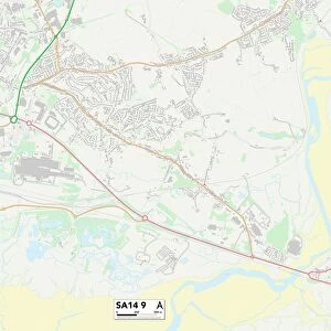 Carmarthenshire SA14 9 Map
