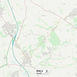 County Durham DH6 4 Map