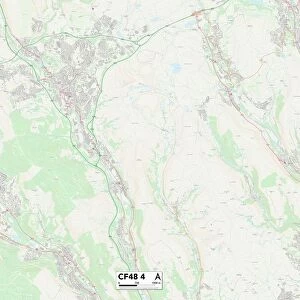 Merthyr Tydfil CF48 4 Map