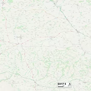 Mid Devon EX17 5 Map