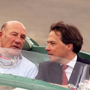 13-Stirling Moss with Lord March at Goodwood. Express Photograph By Mark Kehoe